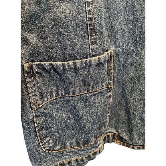 Caribbean Joe Vintage Denim Jean Jacket Blazer Size Medium - Picture 5 of 10